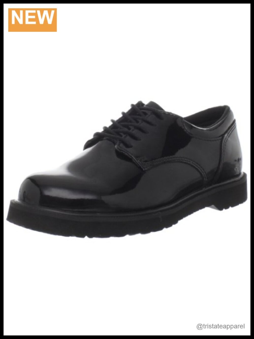 Bates Women's High Gloss Duty Oxford Work Shoe Lace-Up